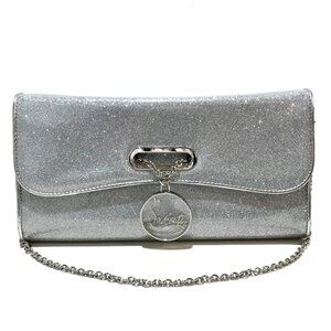 CHRISTIAN LOUBOUTIN Silver Clutch Bag